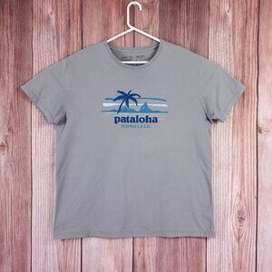 *READ* Patagonia Pataloha Honolulu T-Shirt Tee Mens XXL 2XL Slim Fit Gray